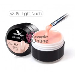 Gel UV / LED Venalisa Jelly de constructie si camuflaj de 15ml, Cod V309 Light Nude + 1 Ulei de cuticule stilou Cadou